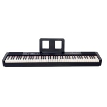PIANO DIGITAL AMADEUS PA-10 NEGRO A BATERIA Y FUNDA