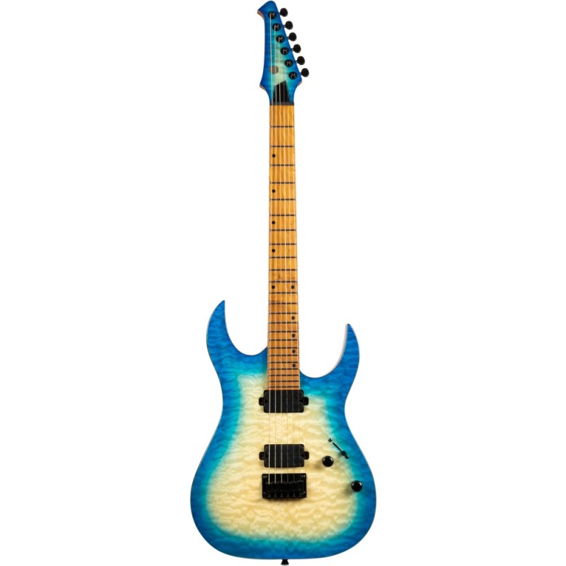 5306521 Spira S500-QAB Transparent Aqua Blue Guitarra Eléctrica