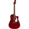 Fender Redondo Player, Walnut Fingerboard, White Pickguard, Candy Apple Red