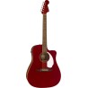 Fender Redondo Player, Walnut Fingerboard, White Pickguard, Candy Apple Red