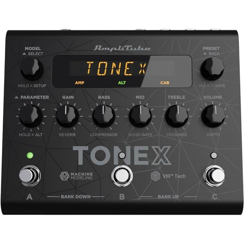 XG-PEDAL-TONEX-IN IK Multimedia Pedal Tone X Pedal con Interface Audio