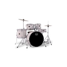 Mapex Comet Batería Acústica 22" White Thin Grain con Herrajes y Platos