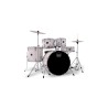 Mapex Comet Batería Acústica 22" White Thin Grain con Herrajes y Platos
