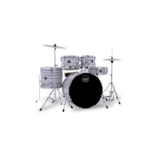 Mapex  Comet Batería Acústica 22" White Marblewood con Herrajes y Platos