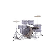 EURO-C01LL02AH02 Mapex  Comet Batería Acústica 22" White Marblewood con Herrajes y Platos