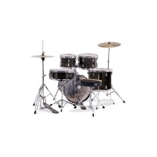 EURO-C01LL02CH01 Mapex Comet Batería Acústica 18" Ebony Yellow Grain con Herrajes y Platos