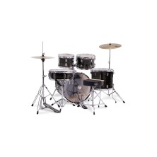 EURO-C01LL02BH01 Mapex Comet Batería Acústica 20" Ebony Yellow Grain con Herrajes y Platos