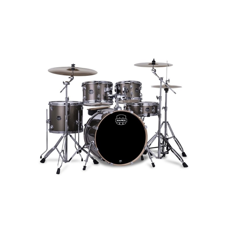 EURO-C01LL07CA06 Mapex Venus Batería Acústica 20" Copper Metallic con Herrajes y Platos