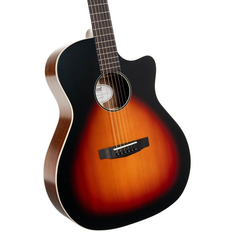 ADAG-1017041 Cort Core GA F-Koa LBSG con funda Light Burst Semi Gloss