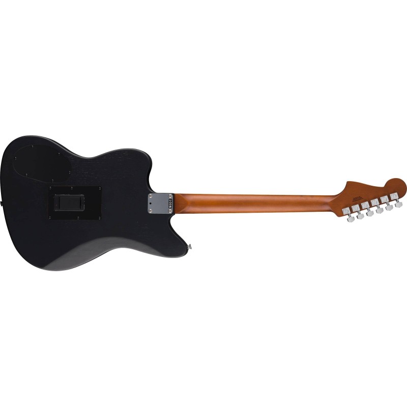 0973133506 Fender Standard Acoustasonic Jazzmaster Negra Guitarra Electroacústica