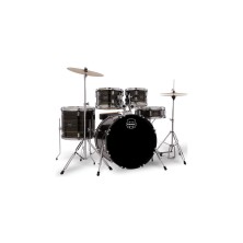 Mapex Comet Batería Acústica 22" Ebony Yellow Grain con Herrajes y Platos