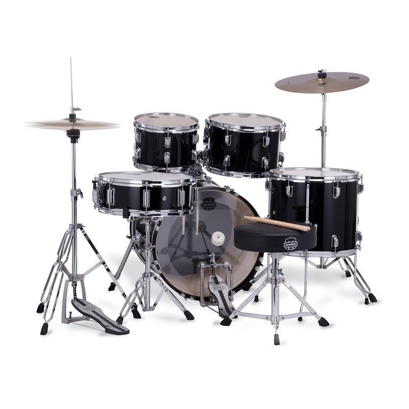 EURO-C01LL02BA01 Mapex Comet Studio Batería Acústica Completa Dark Black