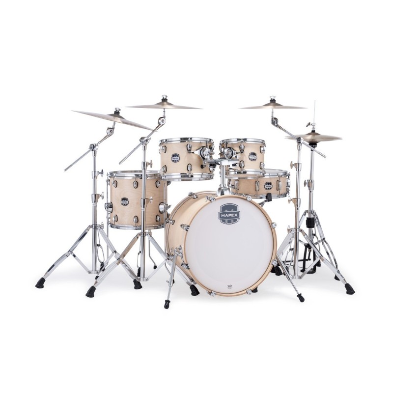 EURO-C01LL20AA21 Mapex Mars Studio Batería Acústica 20" Natural Satin sin Herrajes