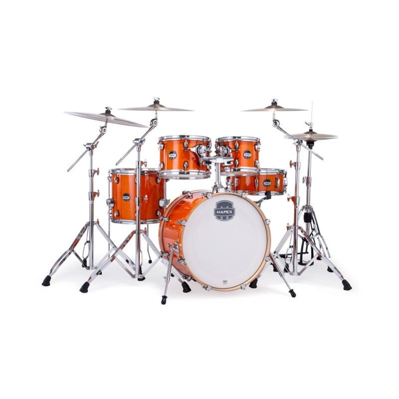 EURO-C01LL20AA23 Mapex Mars Studio Batería Acústica 20" Glossy Ambe