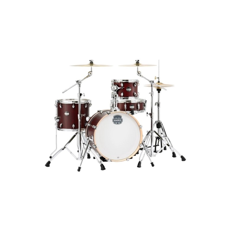 EURO-C01LL20EA06 Mapex MA486S Mars Bop Set Batería Acústica 18" Bloodwood sin Herrajes
