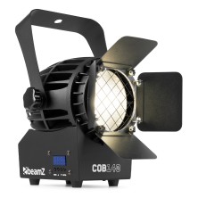 Beamz COB140 Spot WW CW con Barndoor