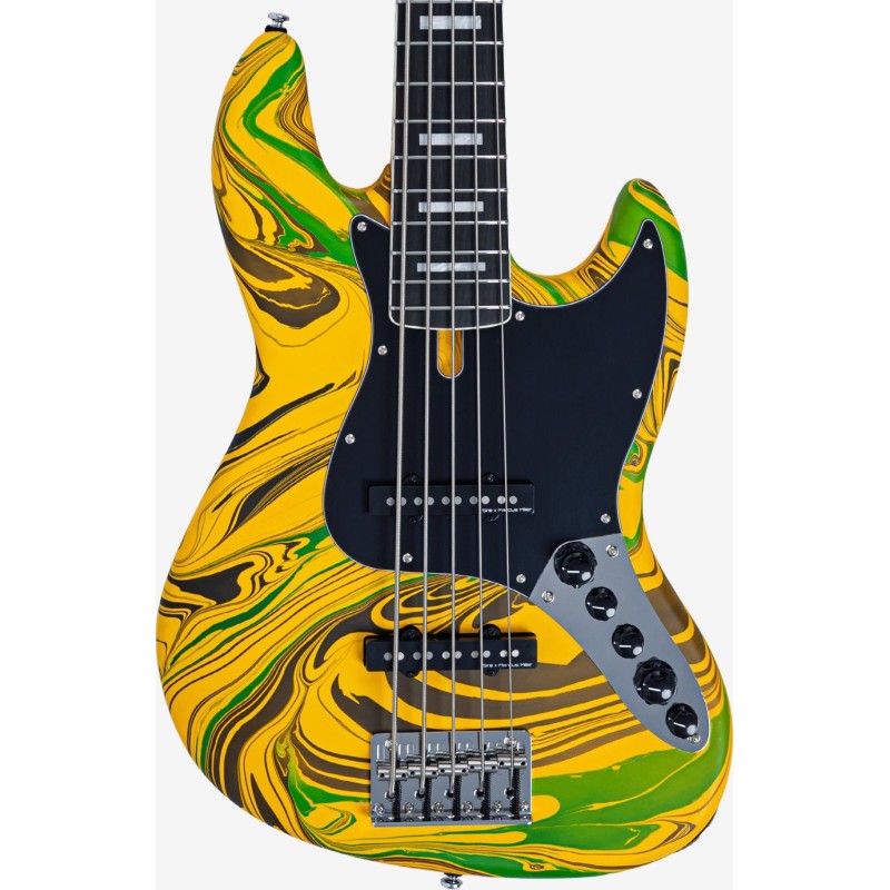 ADAG-1018018 Sire Marcus Miller V7 ALDER-5 New Gen Bajo Eléctrico 5 cuerdas Yellow Swirl