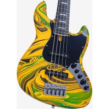 ADAG-1018018 Sire Marcus Miller V7 ALDER-5 New Gen Bajo Eléctrico 5 cuerdas Yellow Swirl