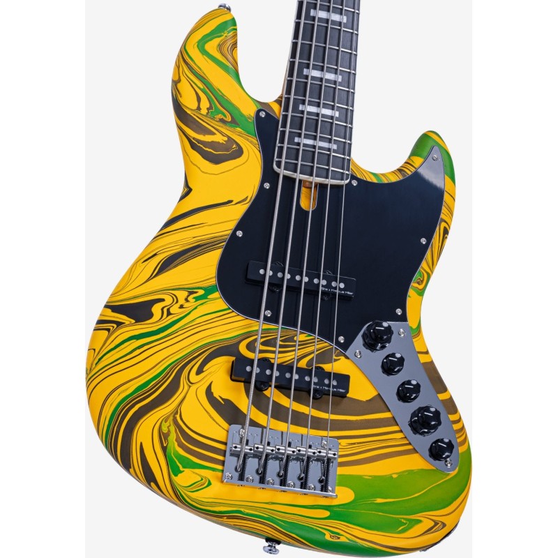 ADAG-1018018 Sire Marcus Miller V7 ALDER-5 New Gen Bajo Eléctrico 5 cuerdas Yellow Swirl