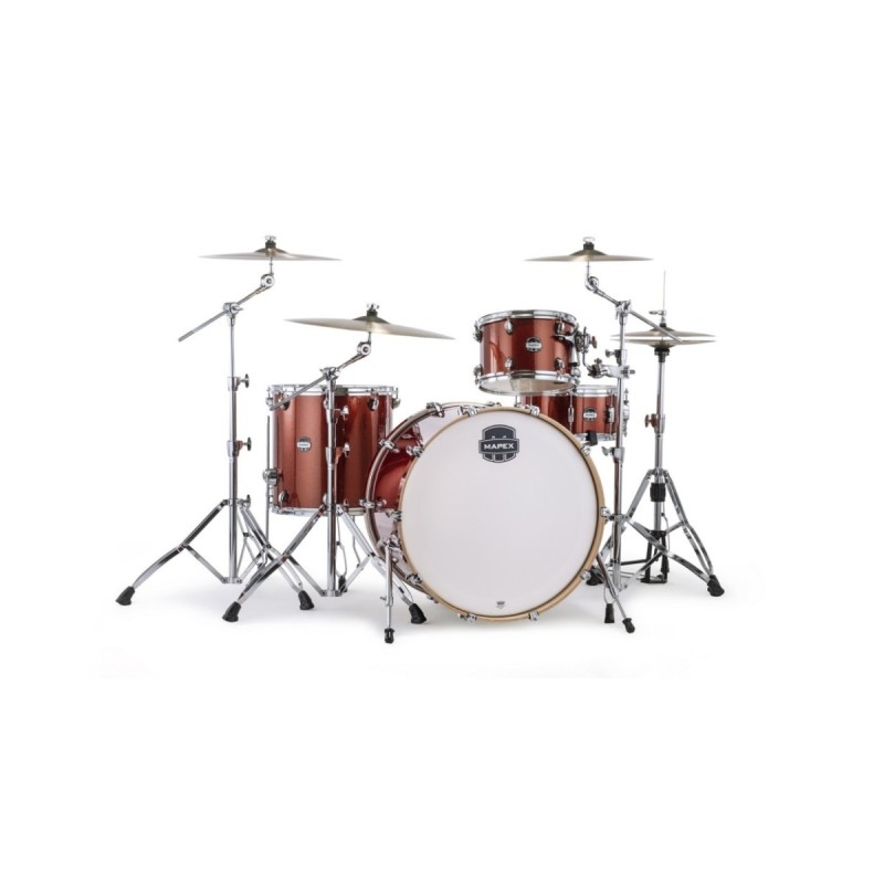 EURO-C01LL20EA26 Mapex MA528SFOR Mars Rock II Batería Acústica 22" Blood Orange Sparkle