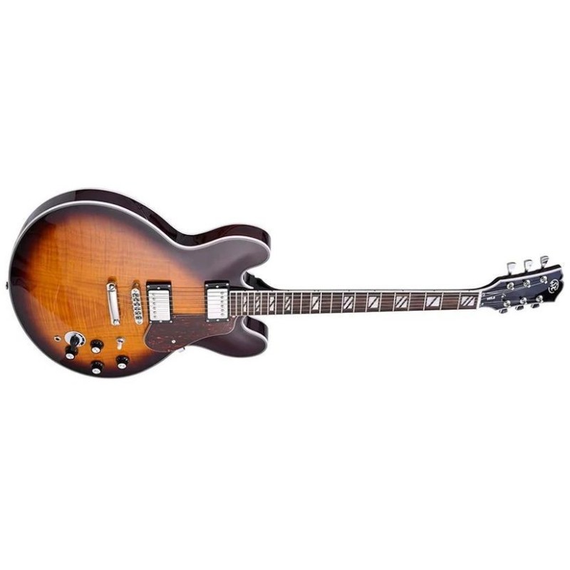 SEL6CDS SX SEL6CDS Archtop Dark Sunburst Guitarra Eléctrica