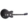 SX SEL6CTBK Archtop Transparent Black Guitarra Eléctrica