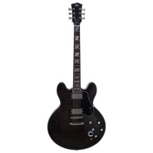 SEL6CTBK SX SEL6CTBK Archtop Transparent Black Guitarra Eléctrica