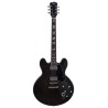 SX SEL6CTBK Archtop Transparent Black Guitarra Eléctrica