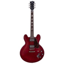SEL6CTRD SX SEL6CTRD Archtop Transparent Red Guitarra Eléctrica