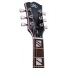 SX SEL6CTRD Archtop Transparent Red Guitarra Eléctrica