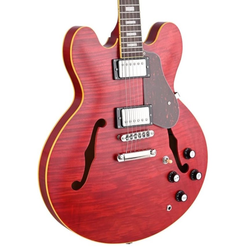 SEL6FOTRD SX SEL6FOTRD Semicaja Transparent Red Guitarra Eléctrica