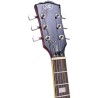 SX SEL6FOTRD Semicaja Transparent Red Guitarra Eléctrica