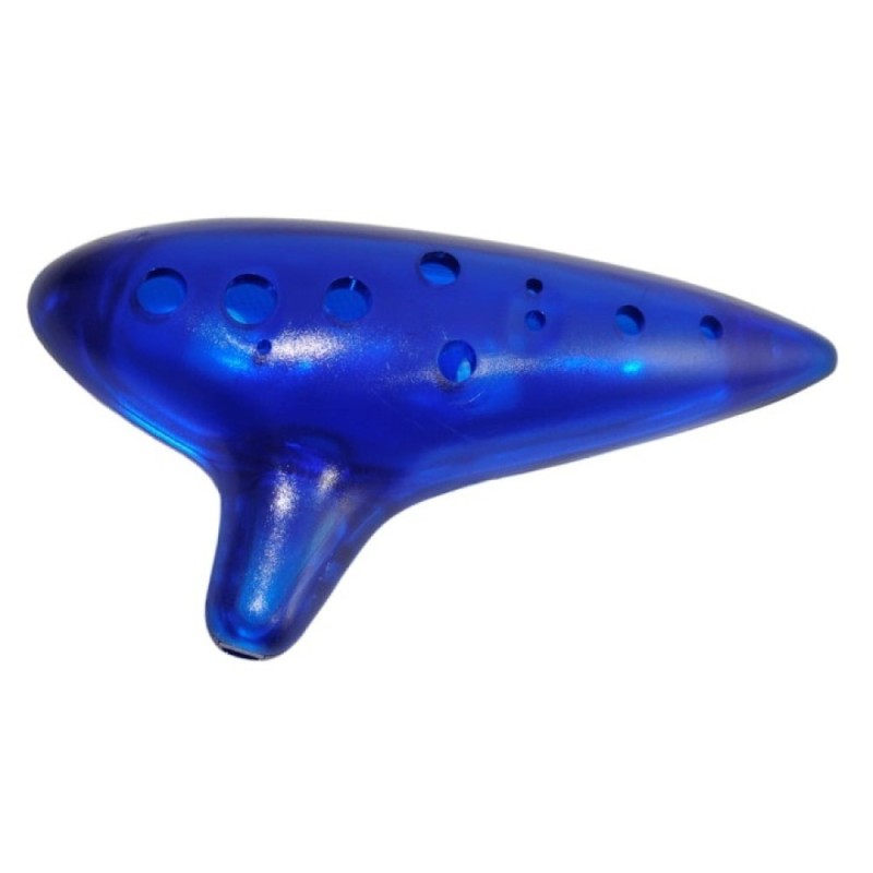 4907115 Woodi WRO-917-MBL Ocarina Transparente Azul Fuerte
