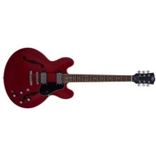 SX SEL6TRD Semicaja Transparent Red Guitarra Eléctrica