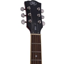 SEL6TRD SX SEL6TRD Semicaja Transparent Red Guitarra Eléctrica
