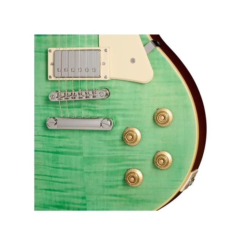 EIGLP5SFNH1 Epiphone Les Paul Standard 50s Figured Sea Foam Green Guitarra Eléctrica