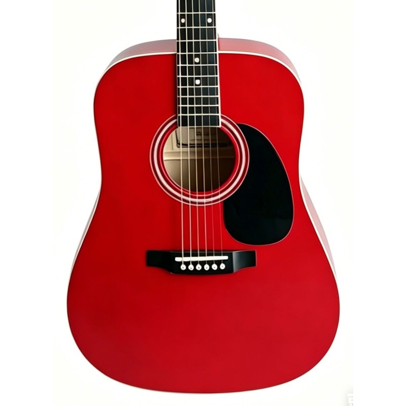 FG02941RD Memphis FG02941RD Guitarra Acústica Roja