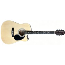 Memphis FG02941CNT Cutaway Guitarra Acústica Natural
