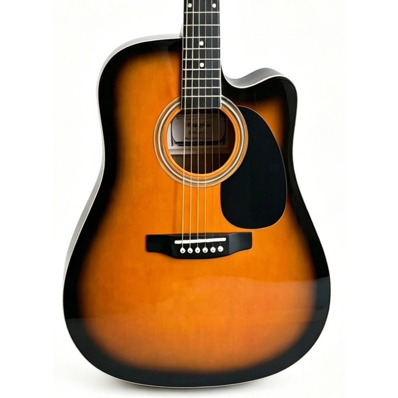 FG02941CSB Memphis FG02941CSB Cutaway Guitarra Acústica Sunburst
