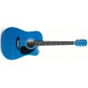Memphis FG02941CBL Cutaway Guitarra Acústica Azul