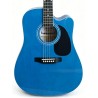 Memphis FG02941CBL Cutaway Guitarra Acústica Azul