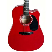 FG02941CRD Memphis FG02941CRD Cutaway Guitarra Acústica Roja