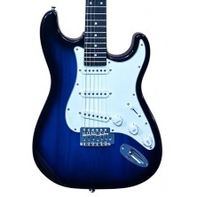 YSKG01BL Memphis YSKG01BL Stratocaster Azul Guitarra Eléctrica