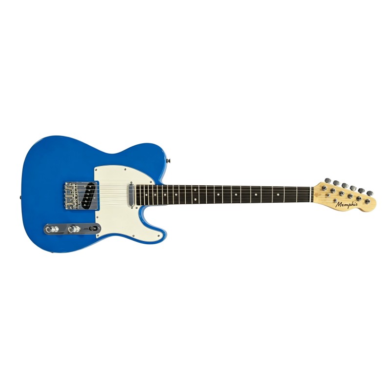 YSKG03BL Memphis YSKG03BL Telecaster Azul Guitarra Eléctrica