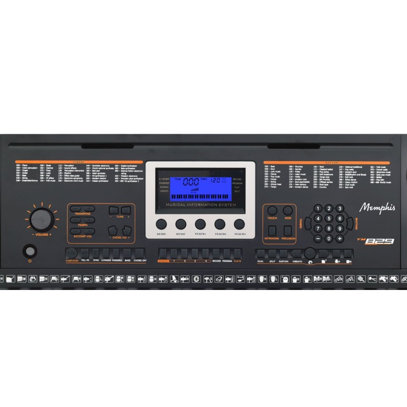 KBD6101 Memphis KBD6101 61 Teclas Teclado Electrónico