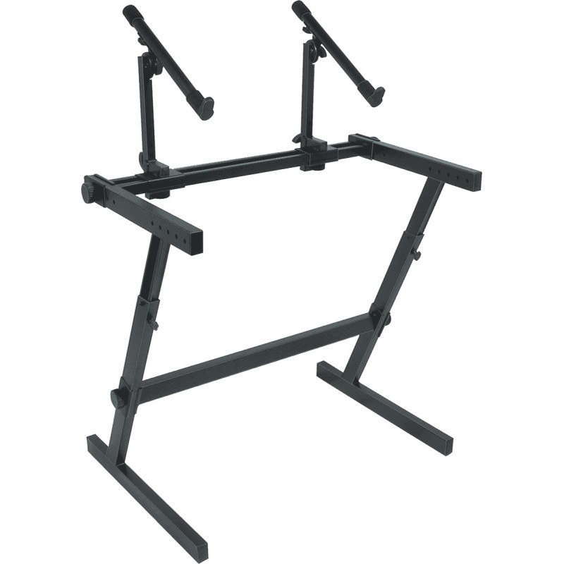 MUSI-TQMZ726 Quik Lok Z726 soporte para dos Teclados formato Z en 2 niveles