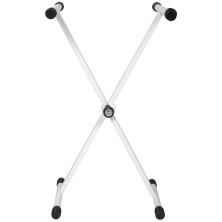 MUSI-TQMT10WH-BB Quiklok T10 Soporte Teclado Regulable X Blanco