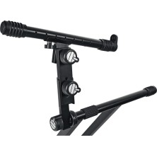 MUSI-TQMQL642 QuikLok QL642 Soporte para Dos Teclados en X Doble Perfil / 2 Niveles