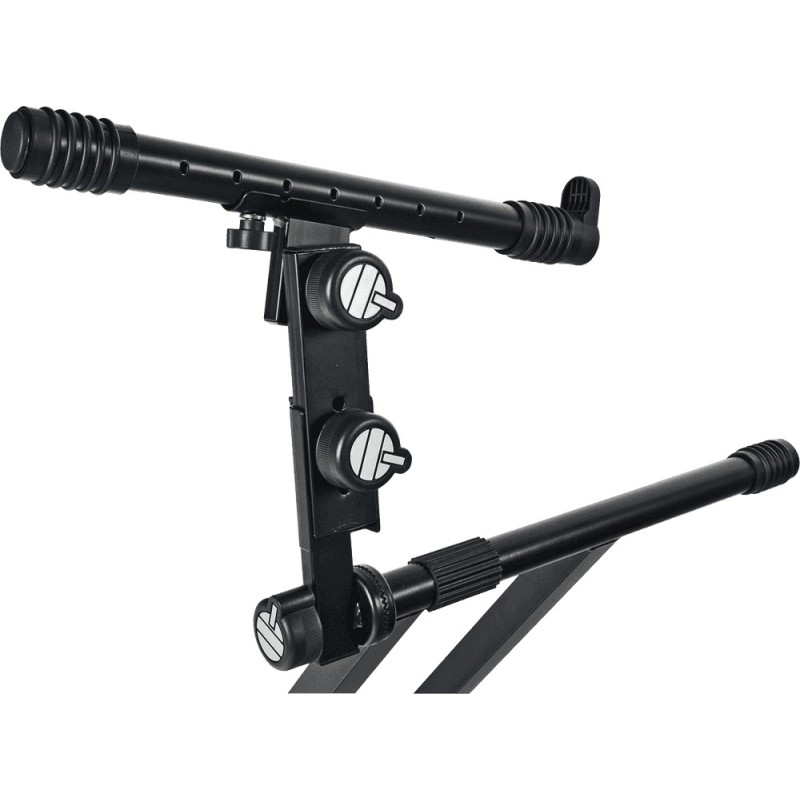 MUSI-TQMQL642 QuikLok QL642 Soporte para Dos Teclados en X Doble Perfil / 2 Niveles
