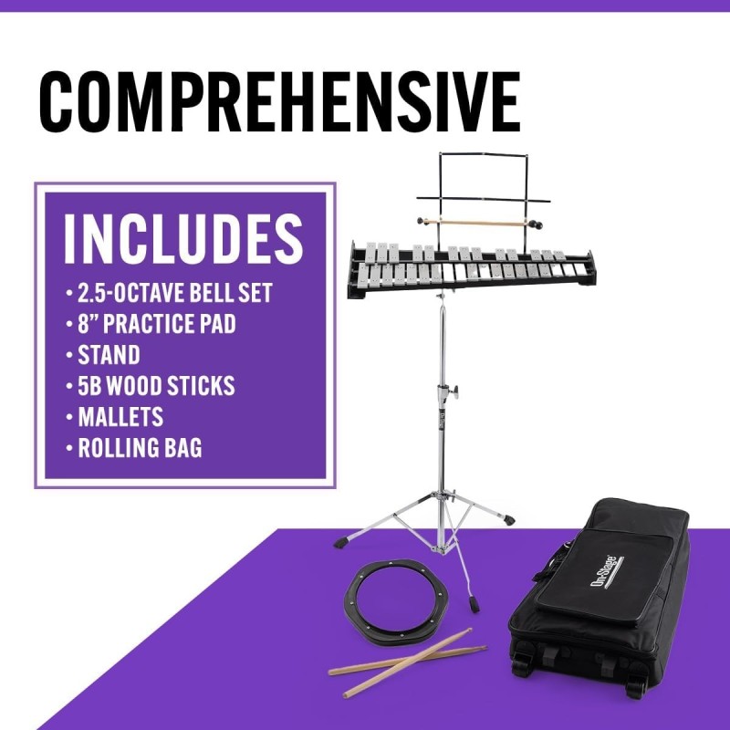 P245-BSK2500 On-Stage BSK2500 - Kit de campana de octava de 2.5 con soporte